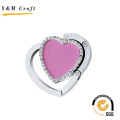 Presente promocional Foldable Bolsa Metal Heart Blank Bag Holder